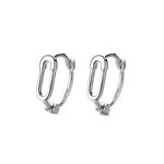 Afbeelding in Gallery-weergave laden, Gading® Dames - zilveren buis met paperclip- 9mm- zilver 925
